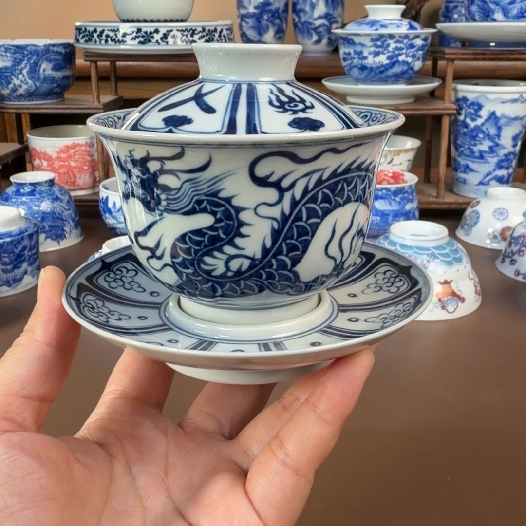 景德镇陶瓷手工手绘