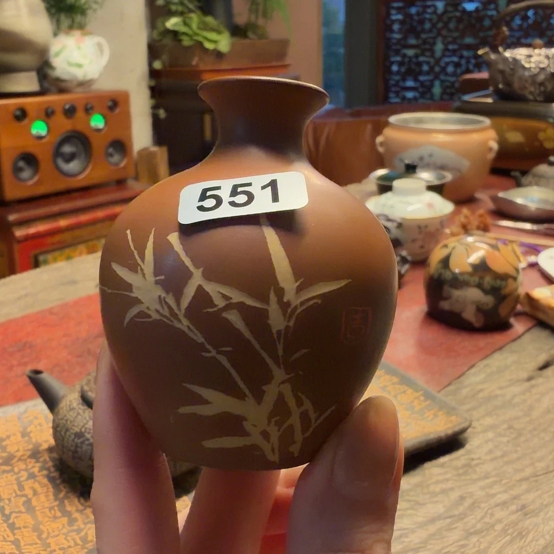 建水紫陶手工花器