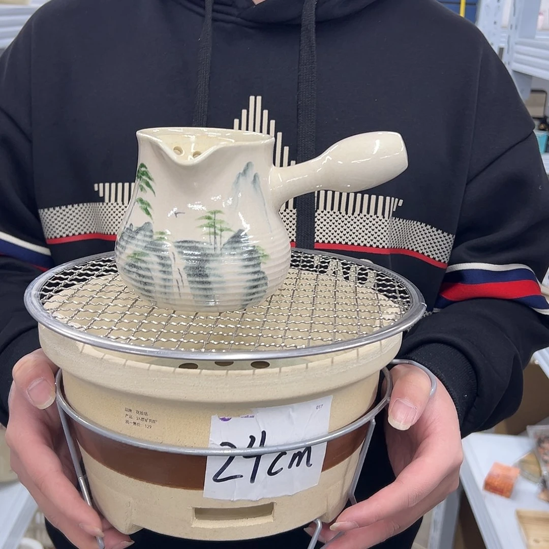 陶瓷陶瓷陶瓷炉24cm罐罐约500ml