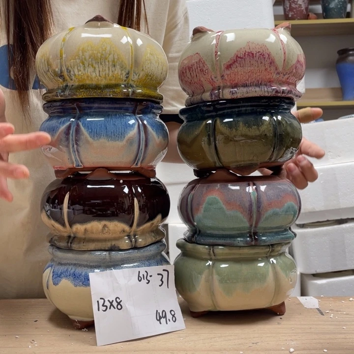 紫砂花盆多肉花盆微瑕37