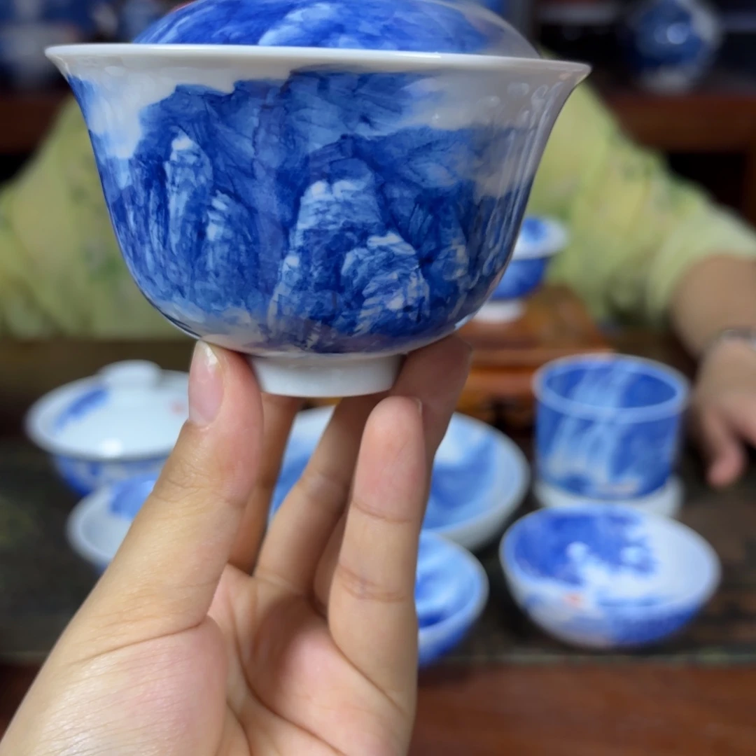 国一王老师手绘山水