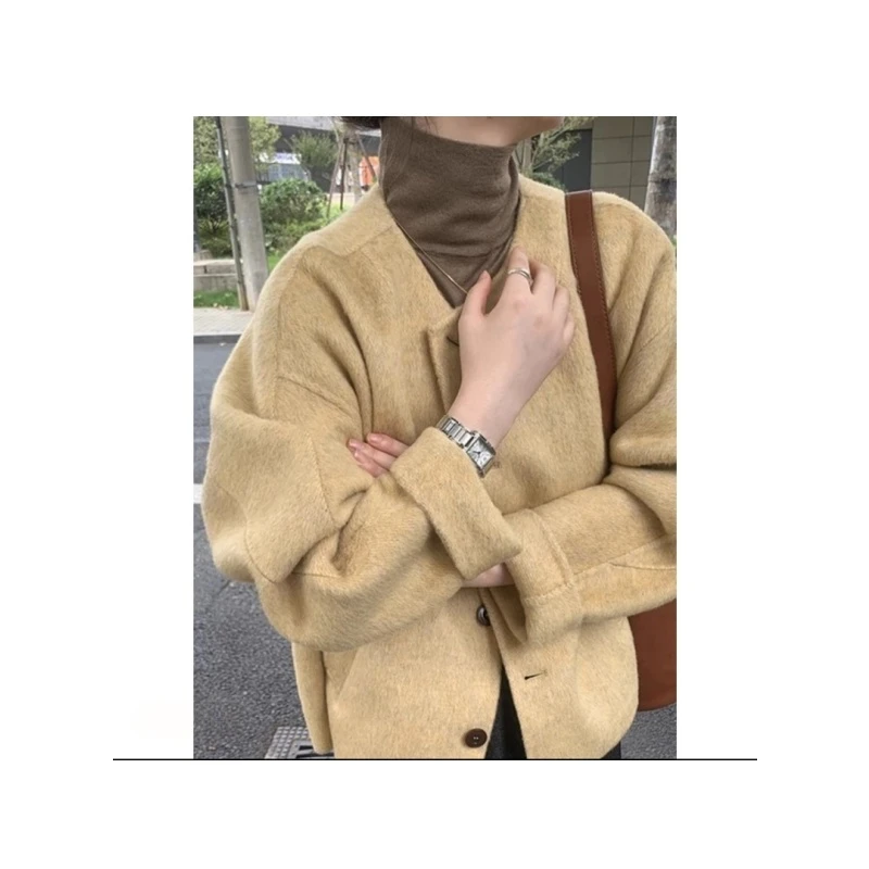 【茶芙巷】春秋新款气质韩版纯色系百搭减龄女外套妈妈穿搭【YJL】