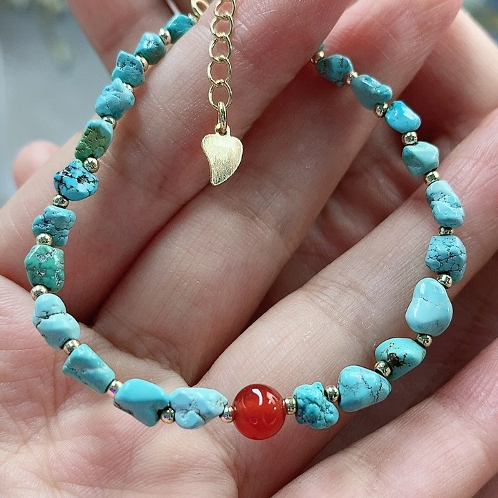 未镶嵌绿松石珠宝奇石