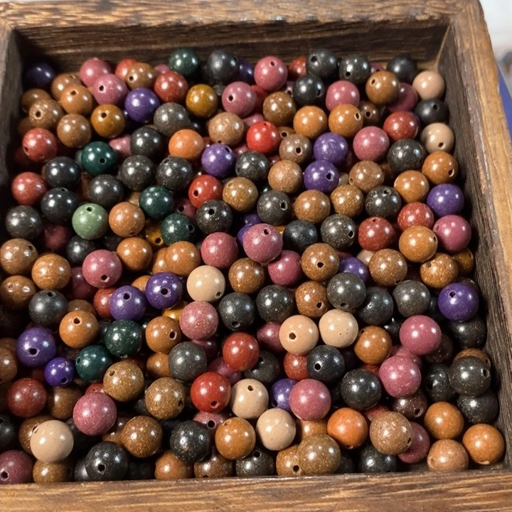 泥塑0.8合香珠多宝瑕疵珠香包约90克（240颗）