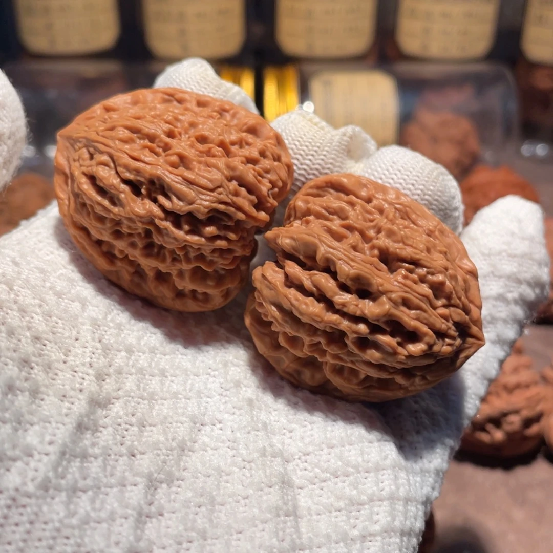 吊坠文玩核桃40拉丝瀑布文南疆