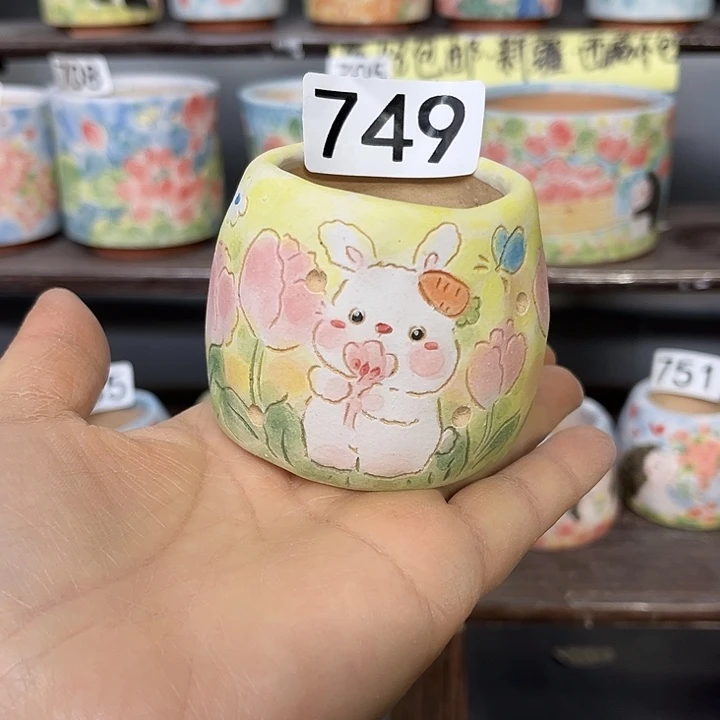 手工制作多肉花盆