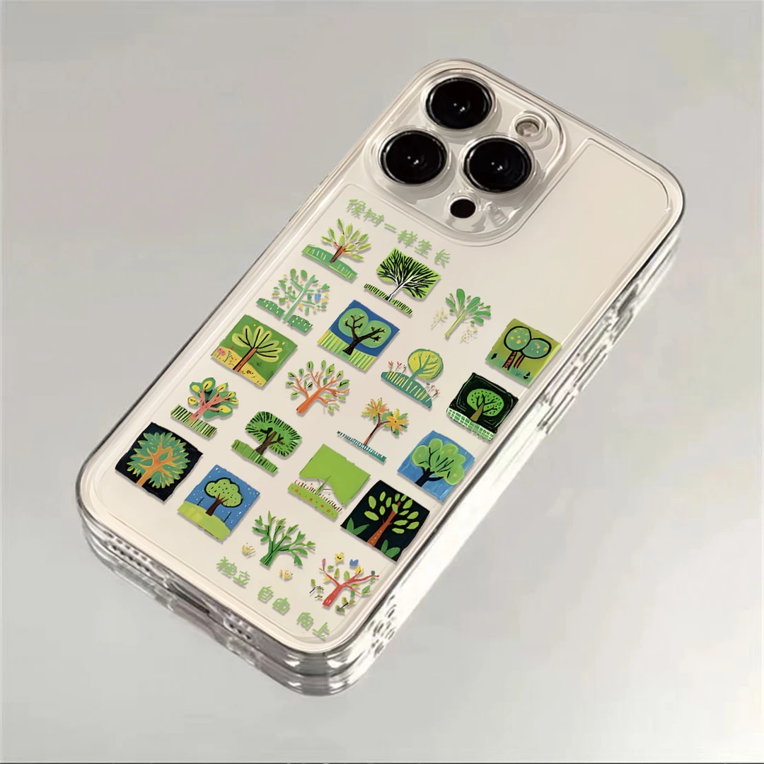 像树一样生长适用iPhone16小米15华为苹果14promax手机壳太空壳软