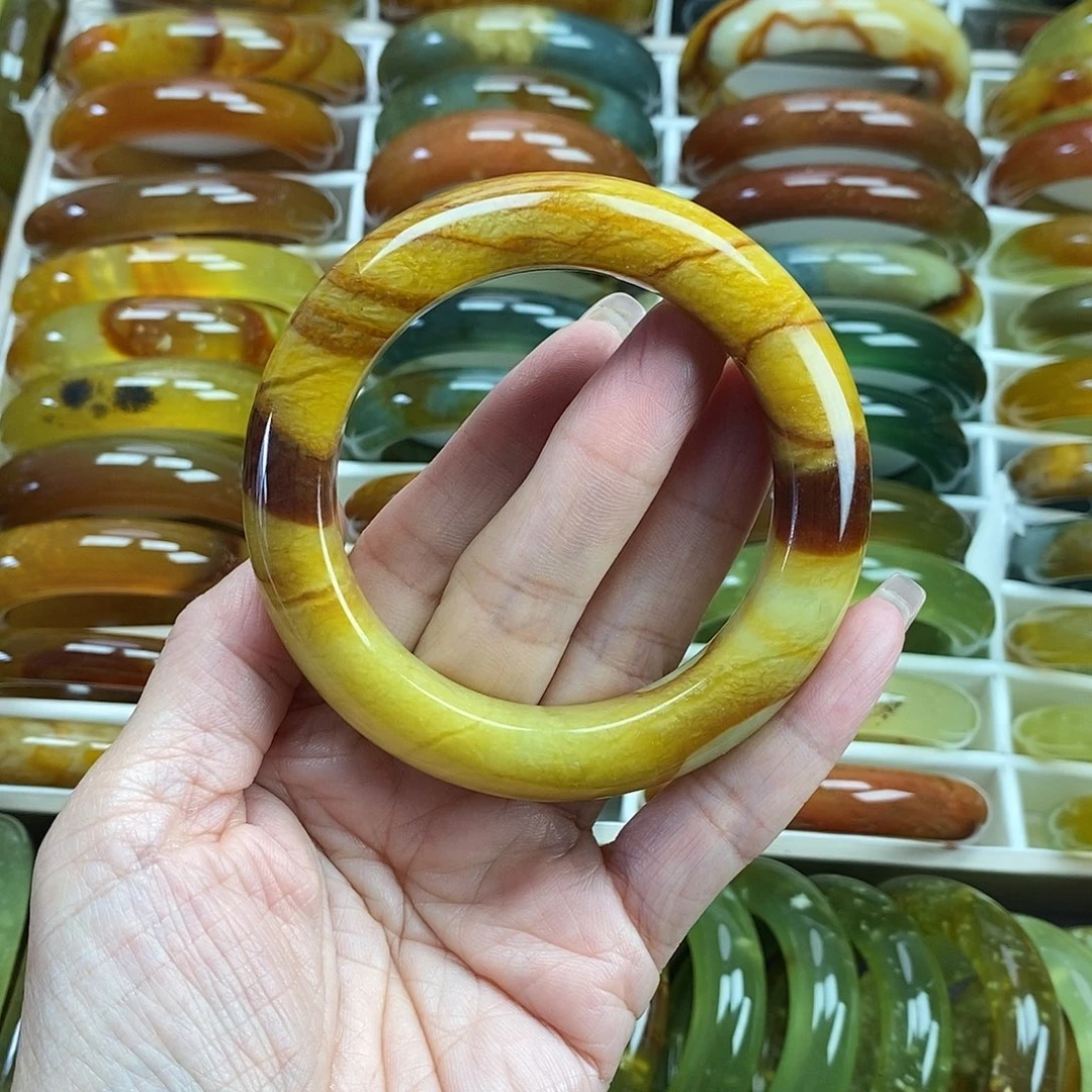 未镶嵌蛇纹石玉手镯58