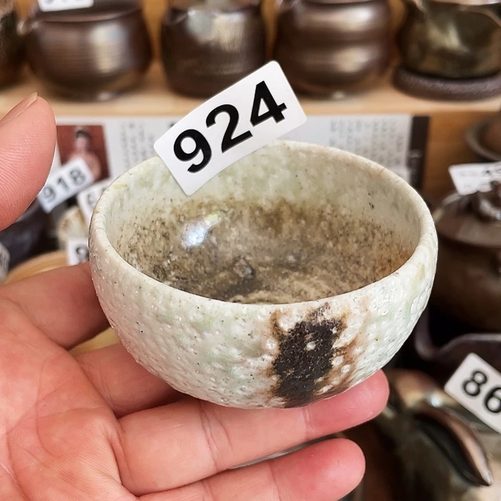 茶杯紫砂柴烧纯手工924