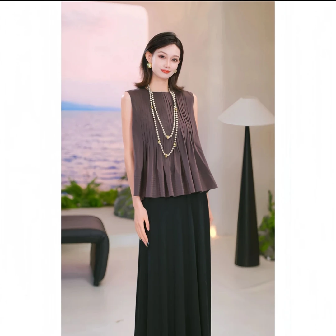 易缔媤极简气质背心D30001F9002