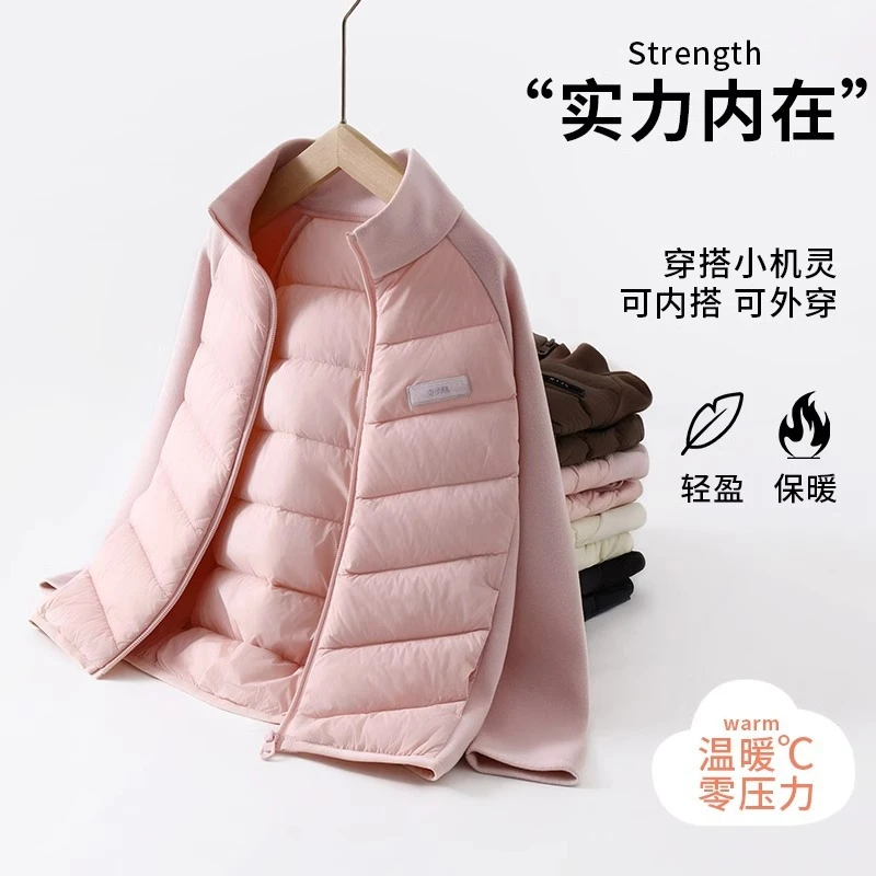 2025春季新款儿童羽绒内胆轻薄保暖儿童洋气蓬松外穿外套棉袄