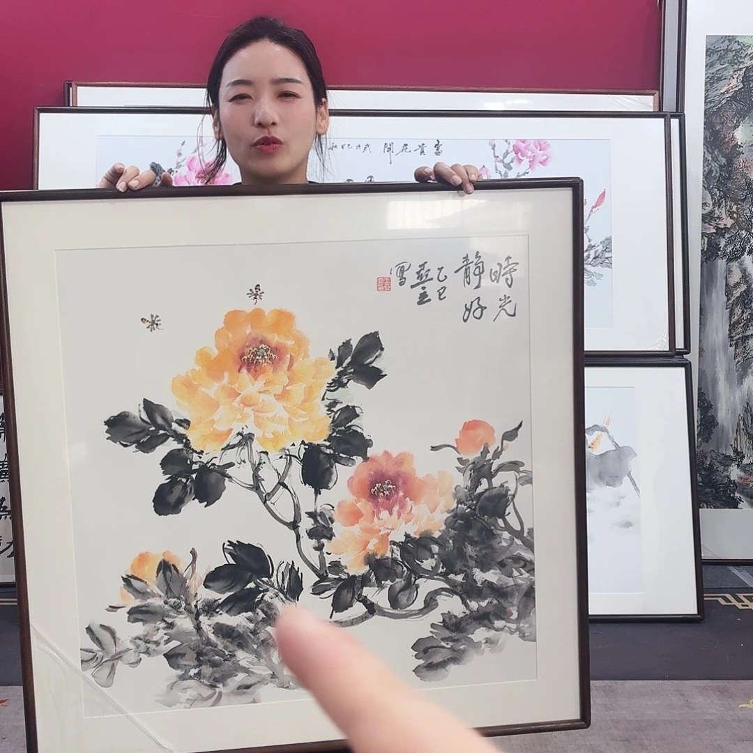 国画手绘作品-80-80