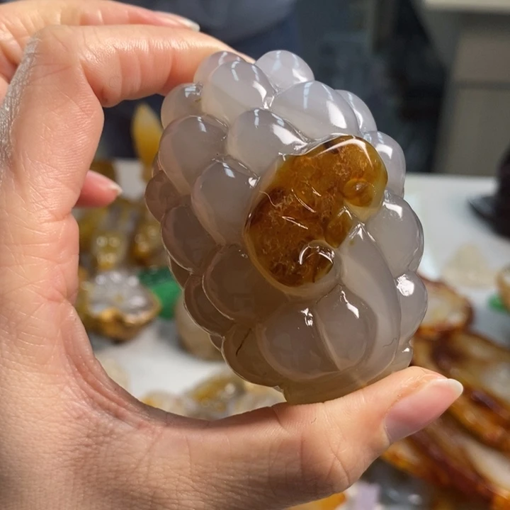 玛瑙/玉髓吊坠(不含链)未镶嵌