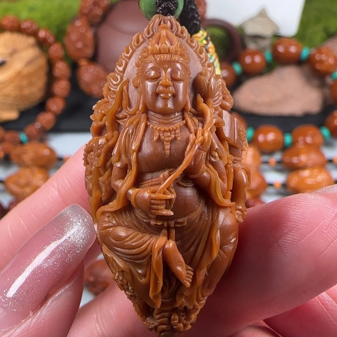 橄榄核手串/手链大势至菩萨单籽