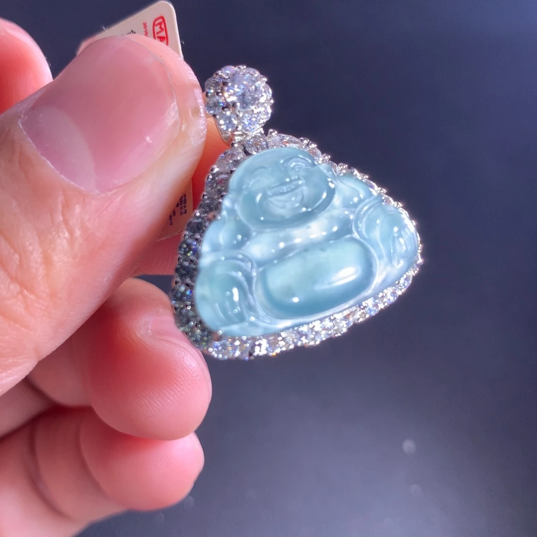 翡翠未镶嵌颈饰天然A货翡翠时尚气质女款吊坠挂坠