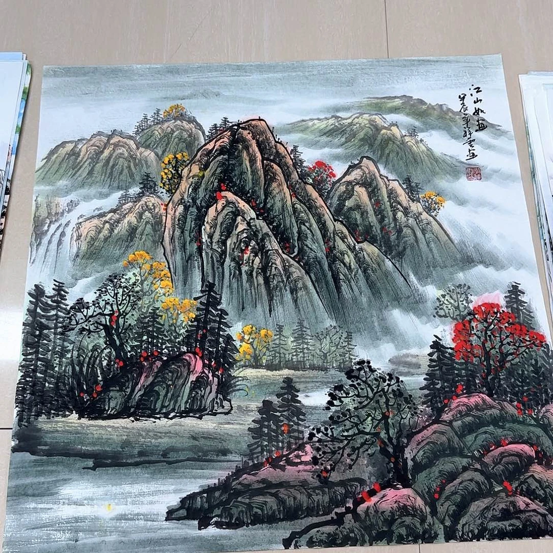 国画国画作品集一个