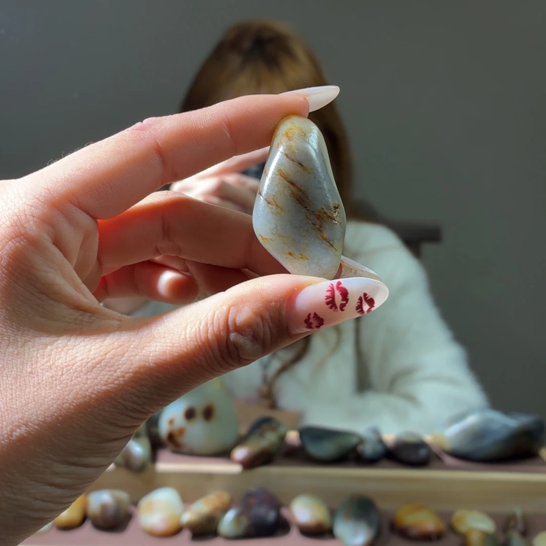 和田玉未镶嵌挂件27