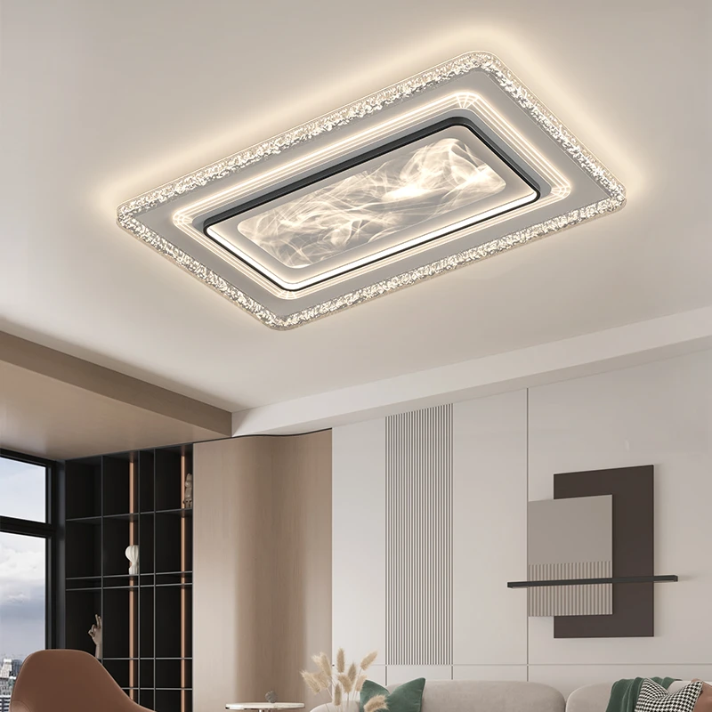 现代极简客厅灯吸顶灯大气家用意式轻奢别墅大厅卧室餐厅客厅主灯