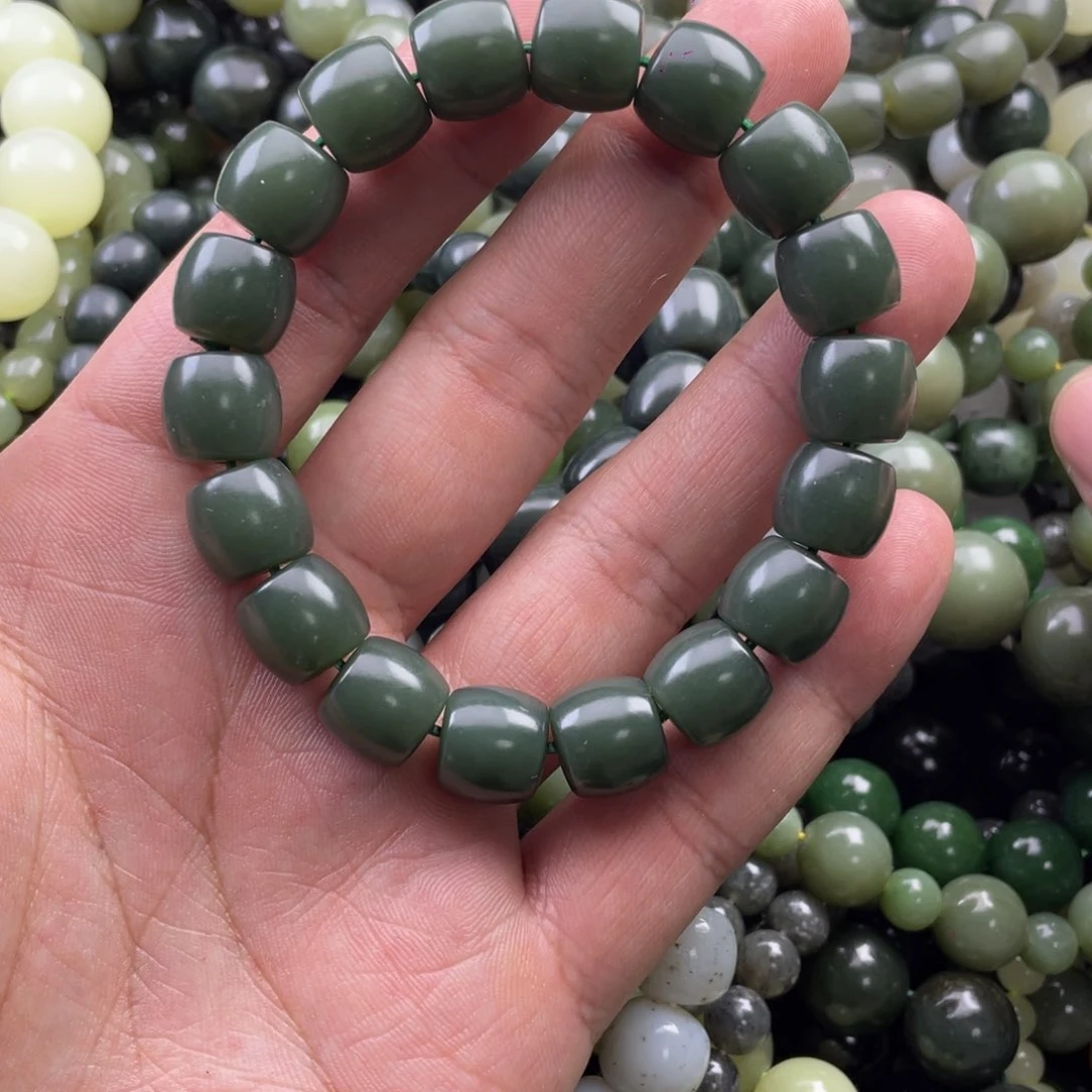 和田玉手串未镶嵌