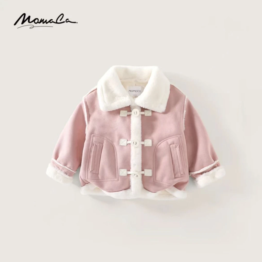 MOMOCO冬季新款女童韩版休闲外套75830107009