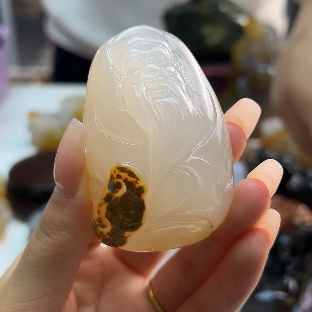 玛瑙/玉髓未镶嵌项链