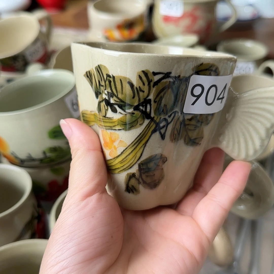 琉璃手工艺品景德镇陶瓷高温杯子904
