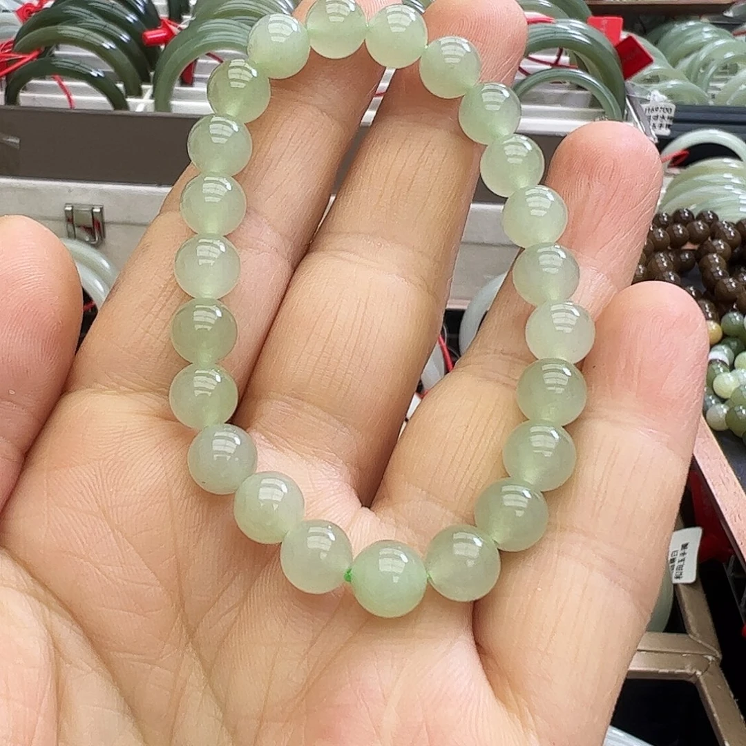 和田玉未镶嵌手链