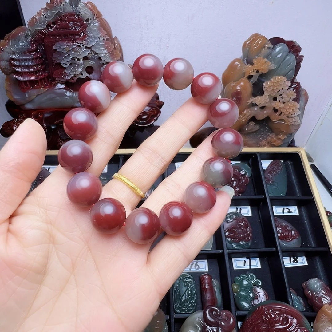 铁合金秦紫玉手串