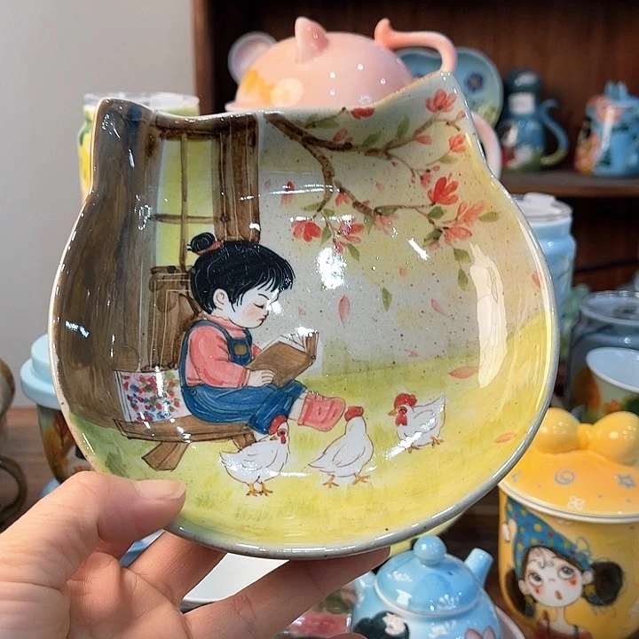 陶景德镇釉下手绘陶瓷