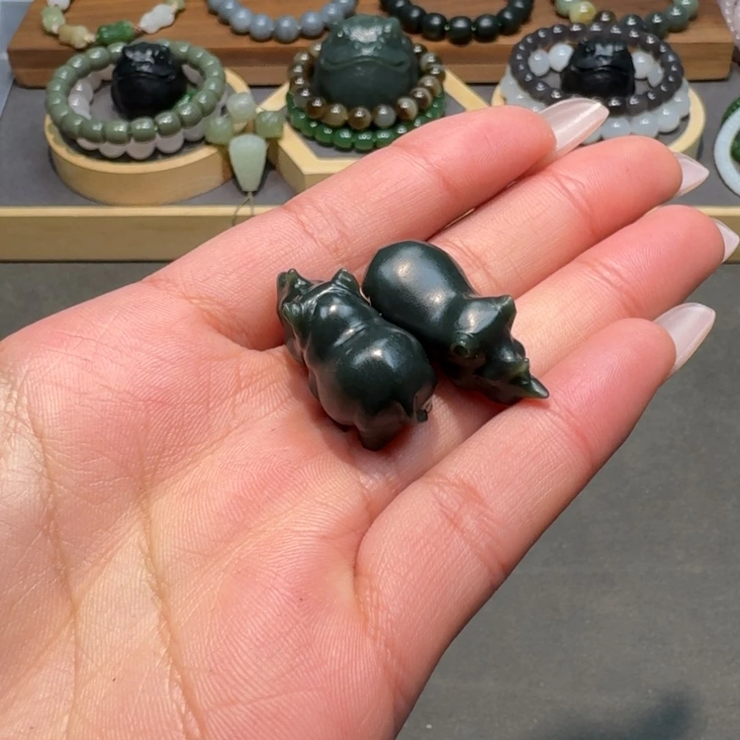 和田玉颈饰未镶嵌拍一发一多样性发货