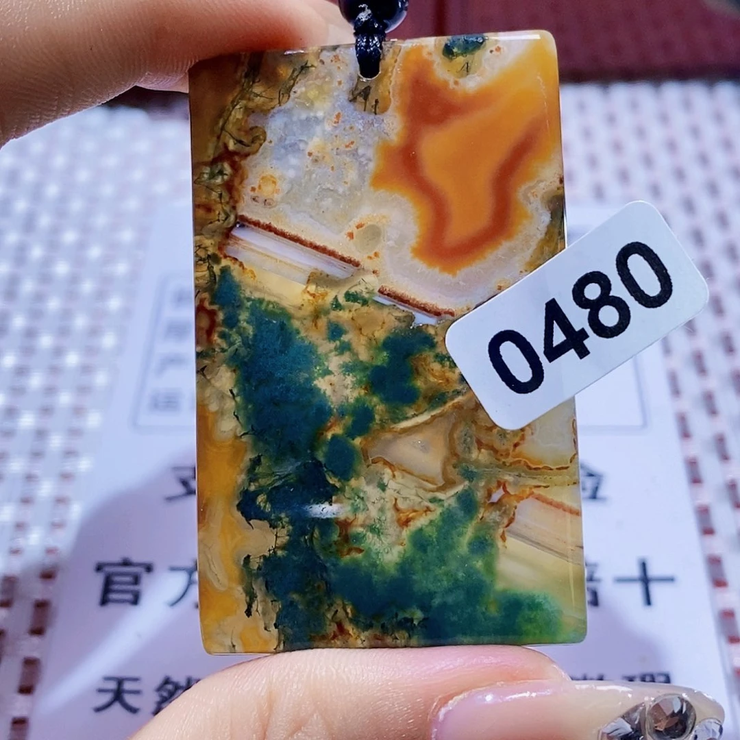 玛瑙/玉髓颈饰未镶嵌银*子