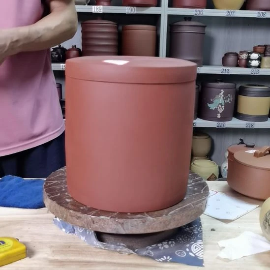 紫砂茶叶罐正品清水泥7710