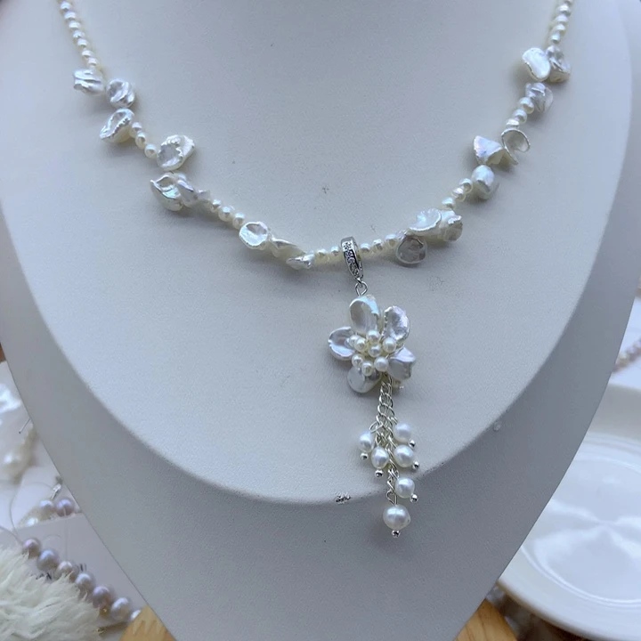 淡水珍珠未镶嵌颈饰瑾*