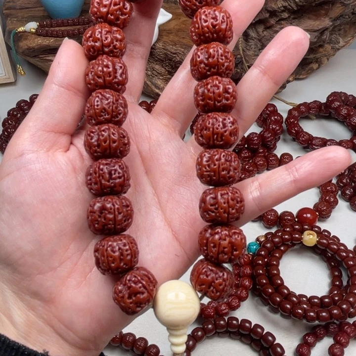 猴头核桃吊坠一代龙17