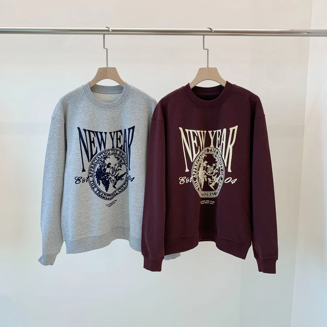 G1153 植绒印花棉质卫衣