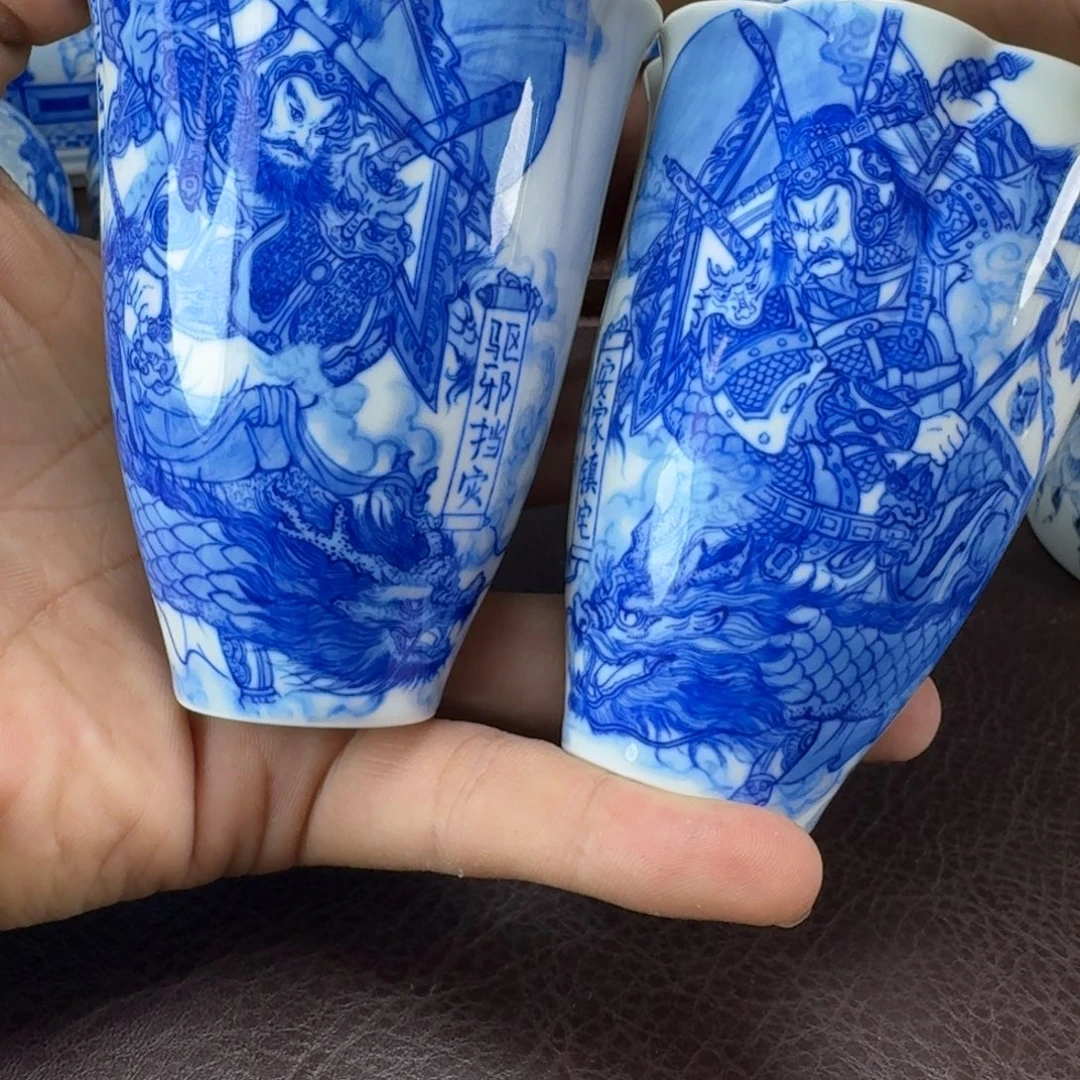 川***寨瓷片当代景德镇陶瓷手绘茶具