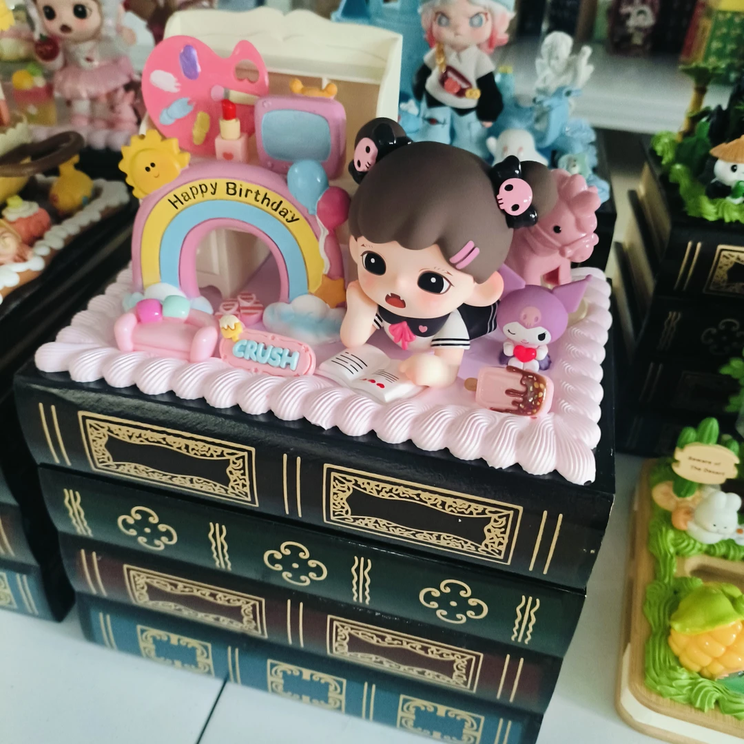 【小歪歪手作】潮玩正版娃重工DIY奶油胶架摆件