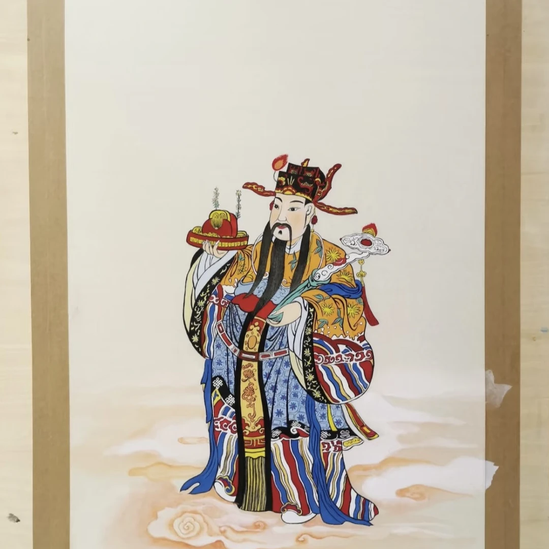 抖是画手工艺品年画