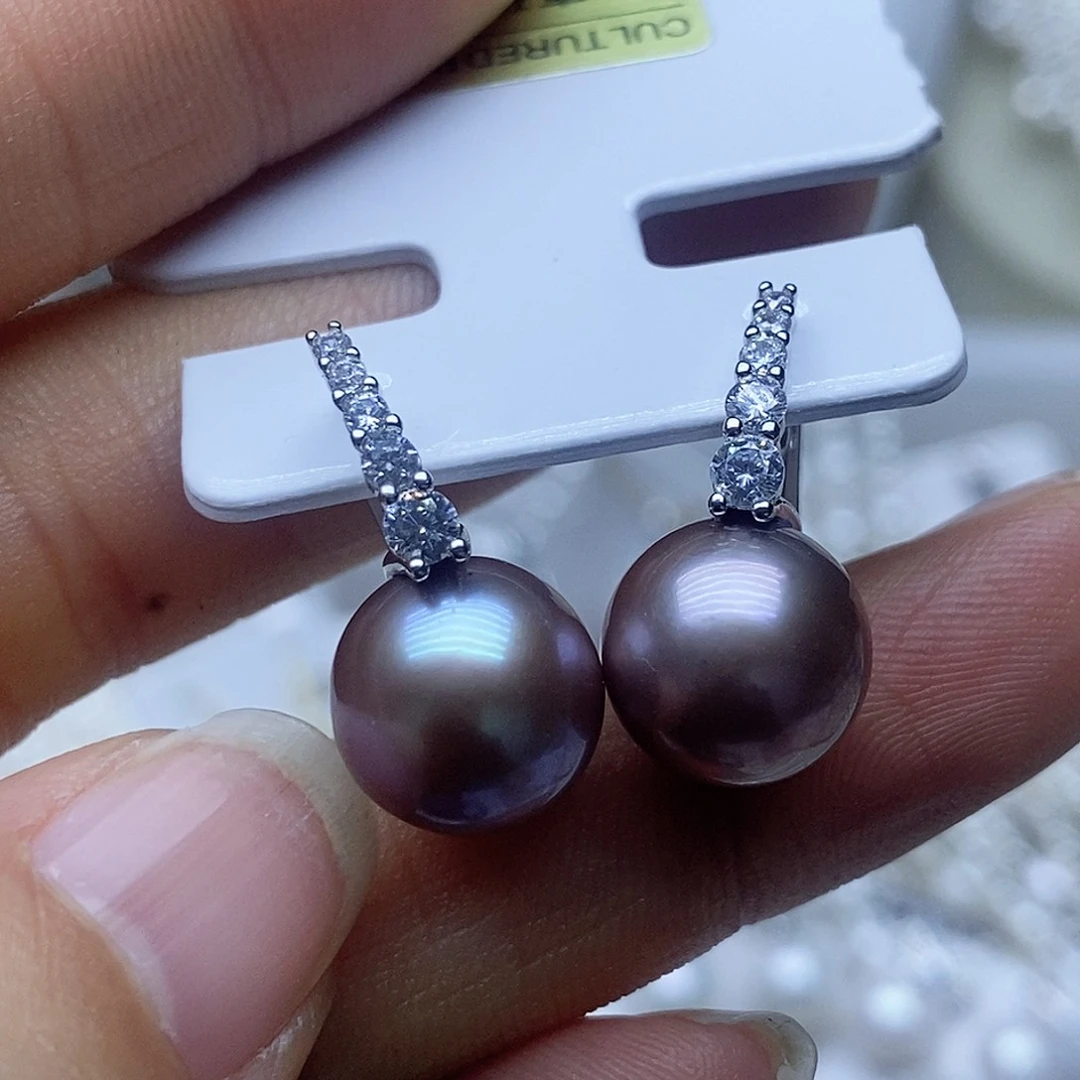 未镶嵌耳钉淡水珍珠