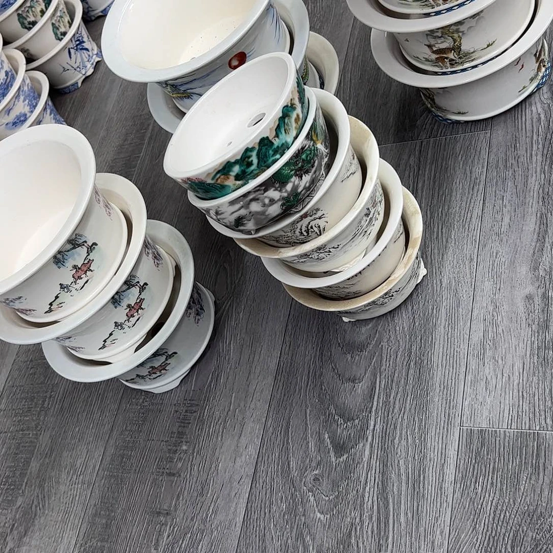 意***轩紫砂花盆800号瑕疵15个