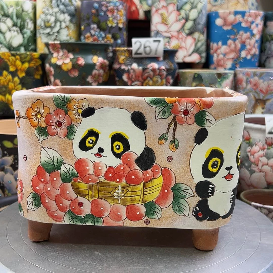 景德镇陶瓷花盆景德镇陶瓷花盆