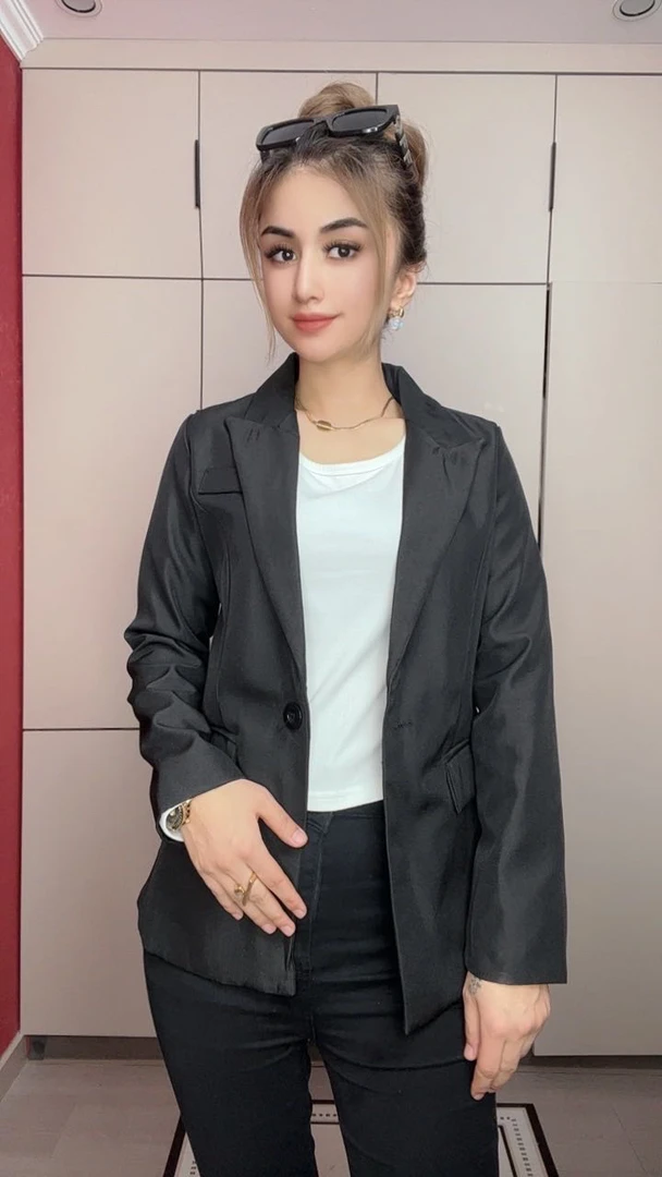 2025新款春秋女装收腰短款西装外套包邮