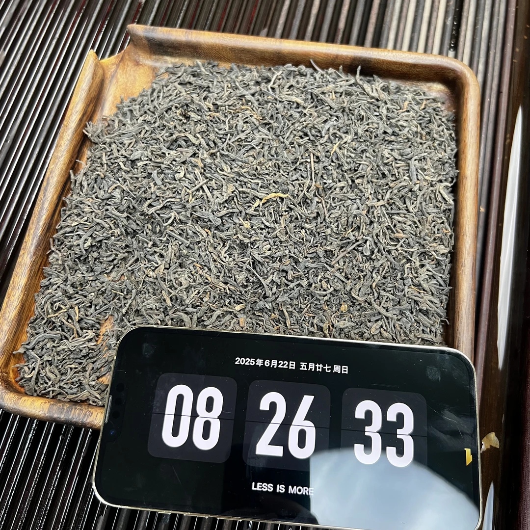 枣甜香六堡茶 小鹿收茶 广西黑茶 六堡茶 6月22