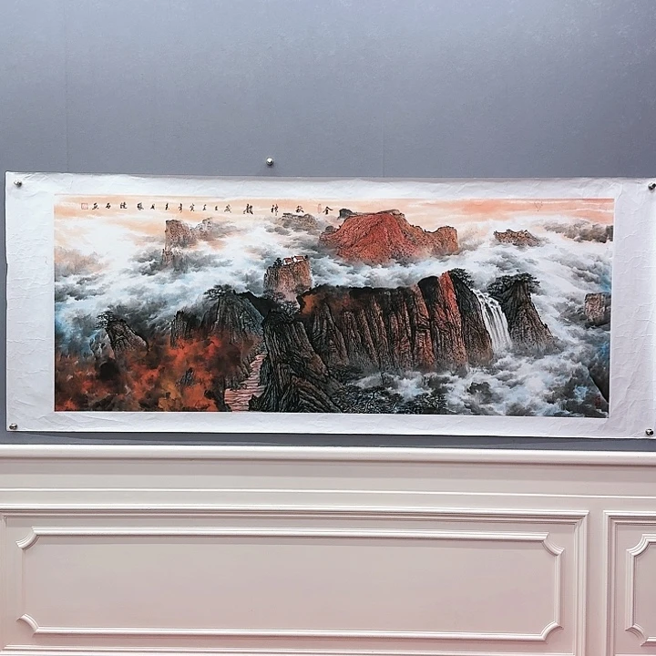 国画书法作品多次参加