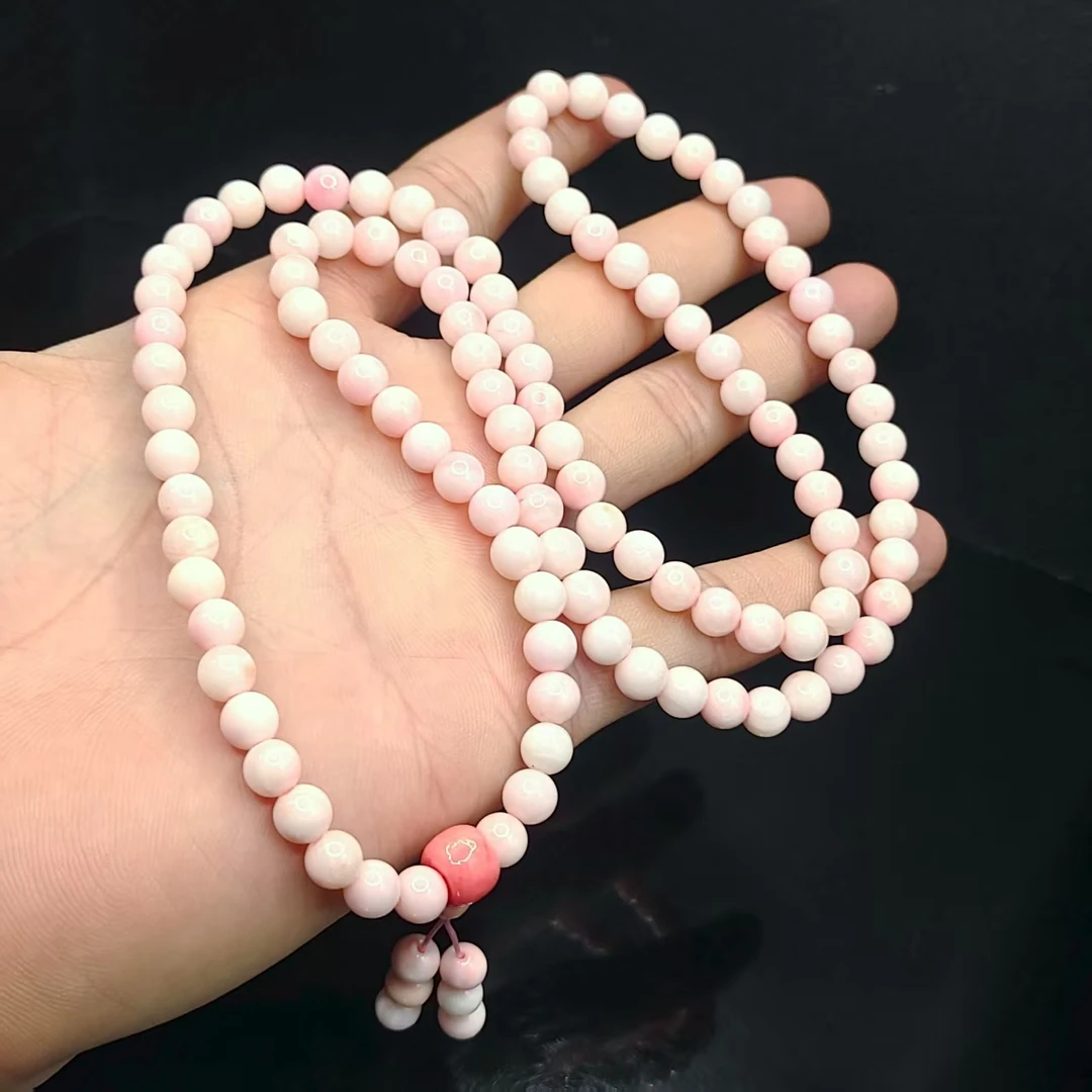 【龙龙严选】粉贝毛衣链约6mm