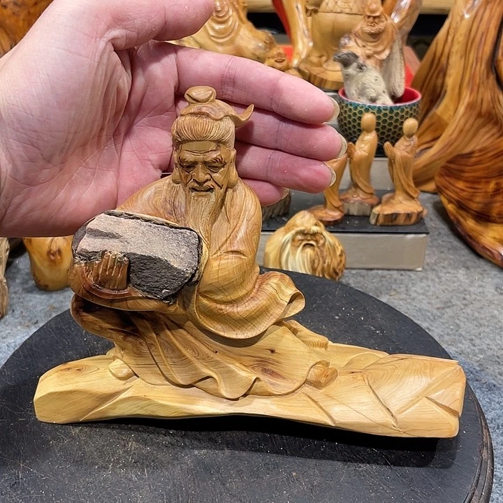 柏木（崖柏）太行崖柏根雕摆件