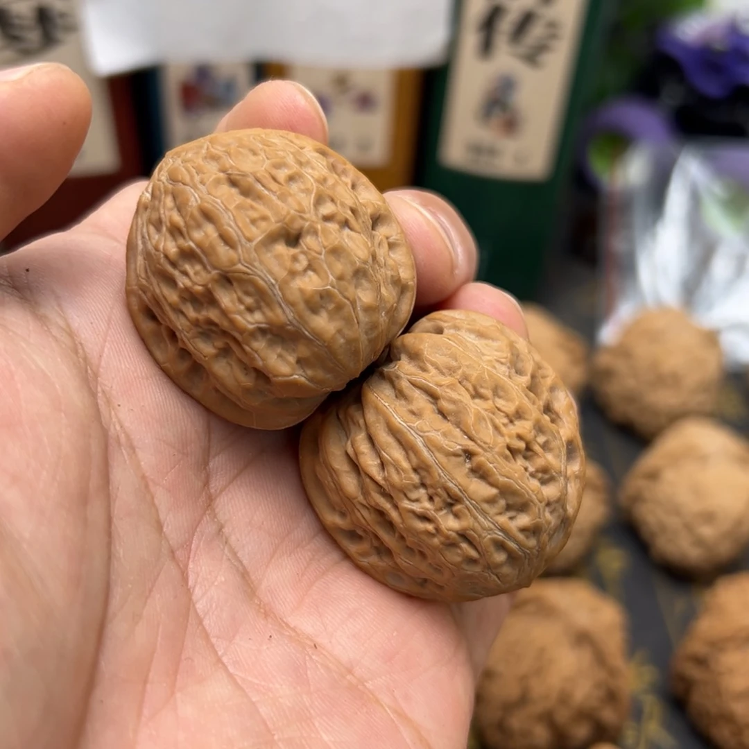 文玩核桃把件铁锤35