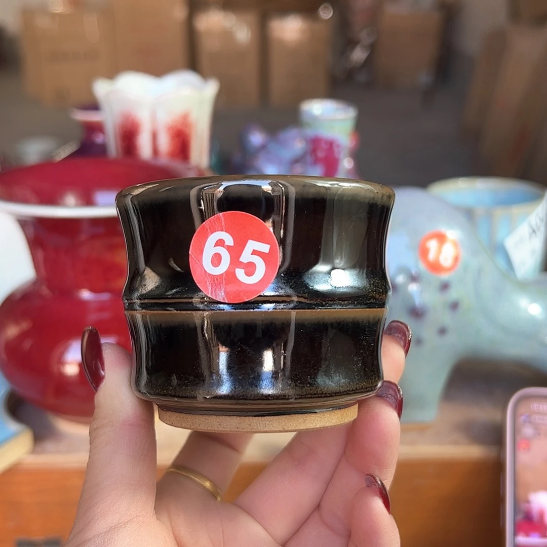 摆件郑家钧窑摆件微