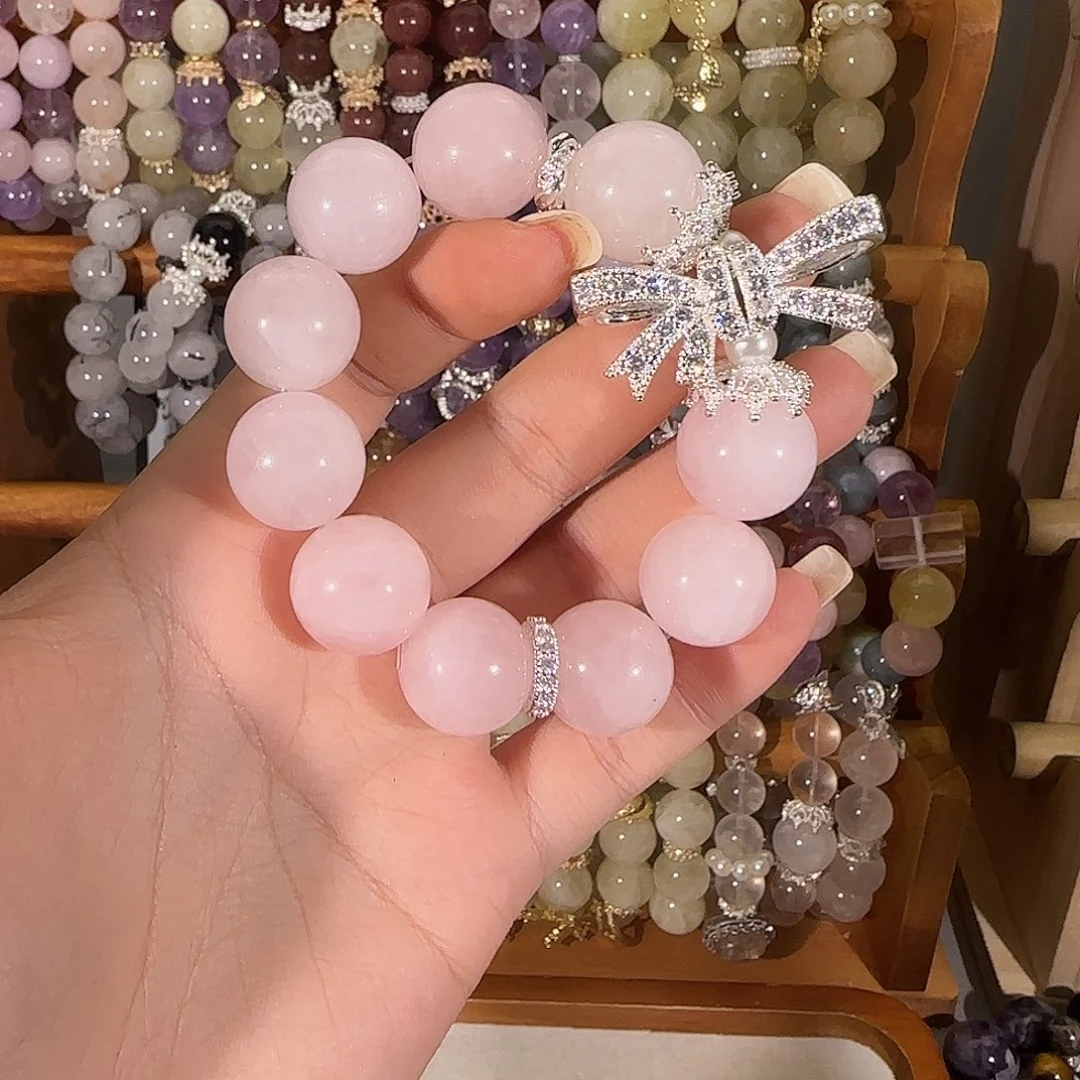 烟晶手链未镶嵌哈哈