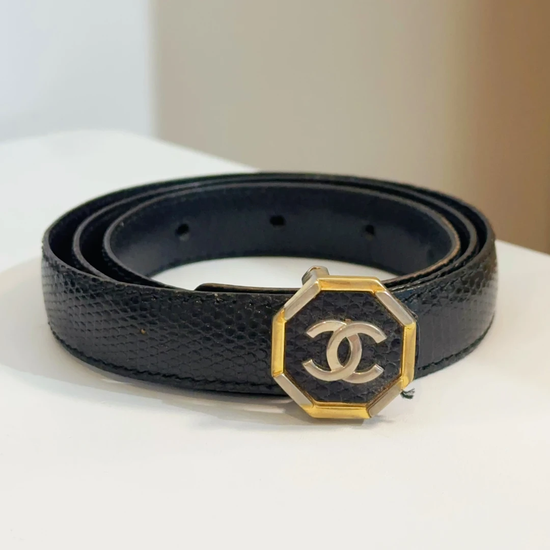 95新 Chanel/香奈儿 Chanel vintage香奈儿中古腰带（71-81cm）